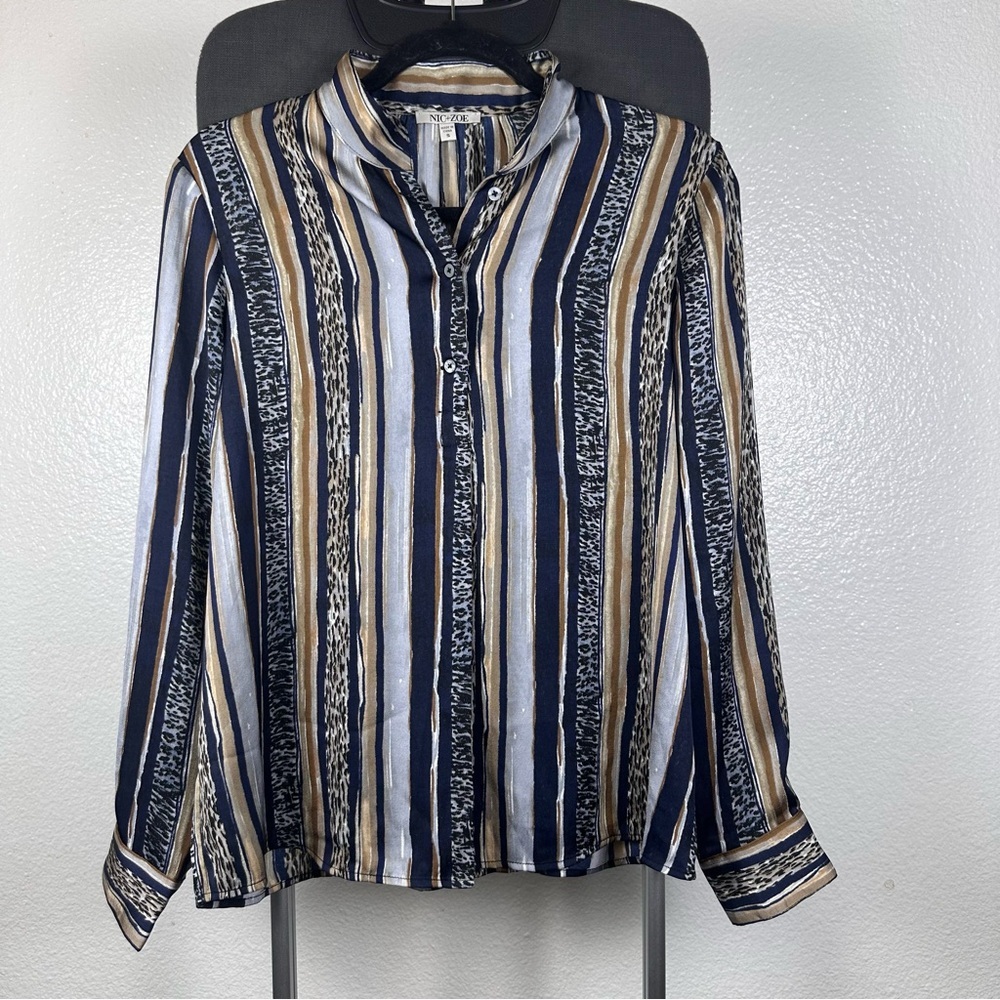 NIC+ZOE | Multicolor Striped‎ Blouse